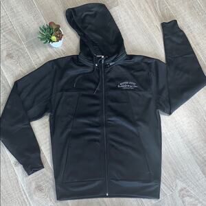 Independent Trading Black Full Zip Jacket Large